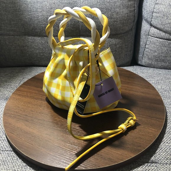 NEW House of Want -Adorbs Mini Gingham by House of Want: Yellow Gingham Check - Picture 7 of 14